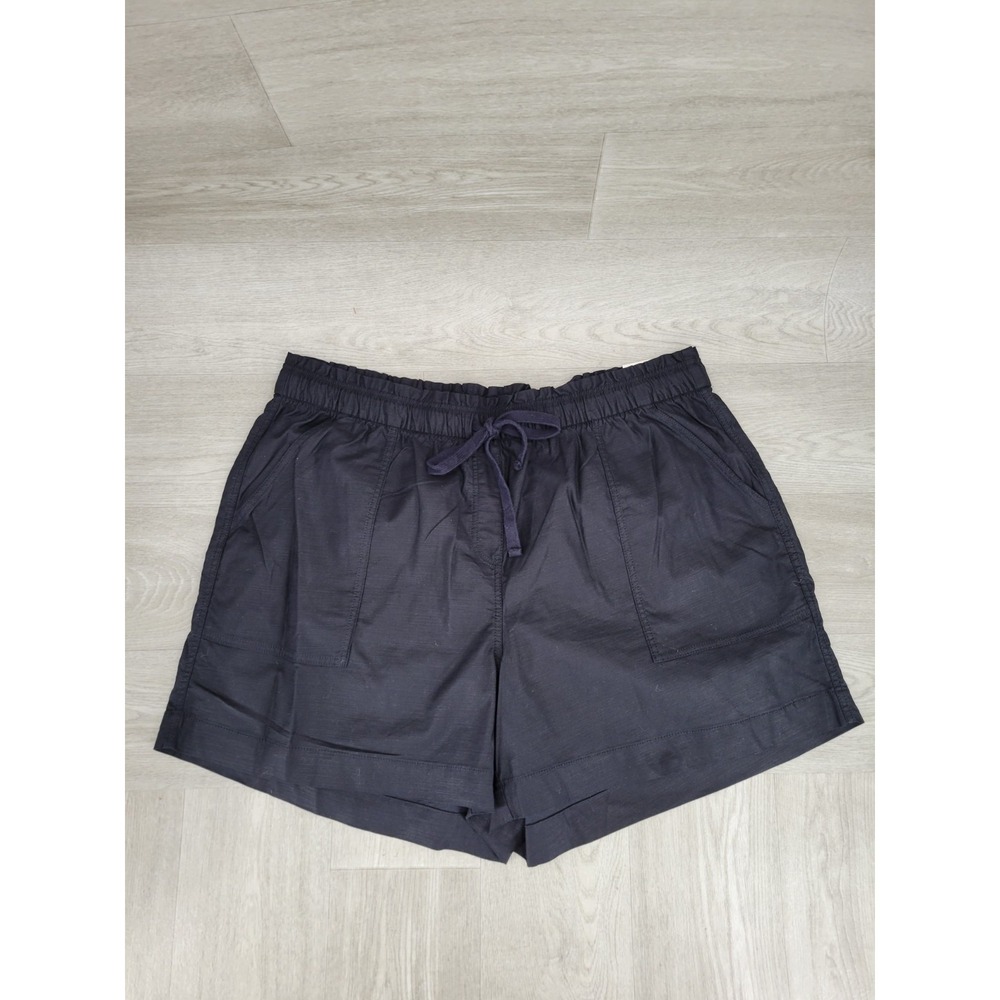NWT Lane Bryant Linen Soft Slub Mid Rise Shorts Women's Plus Size 22/24 Black